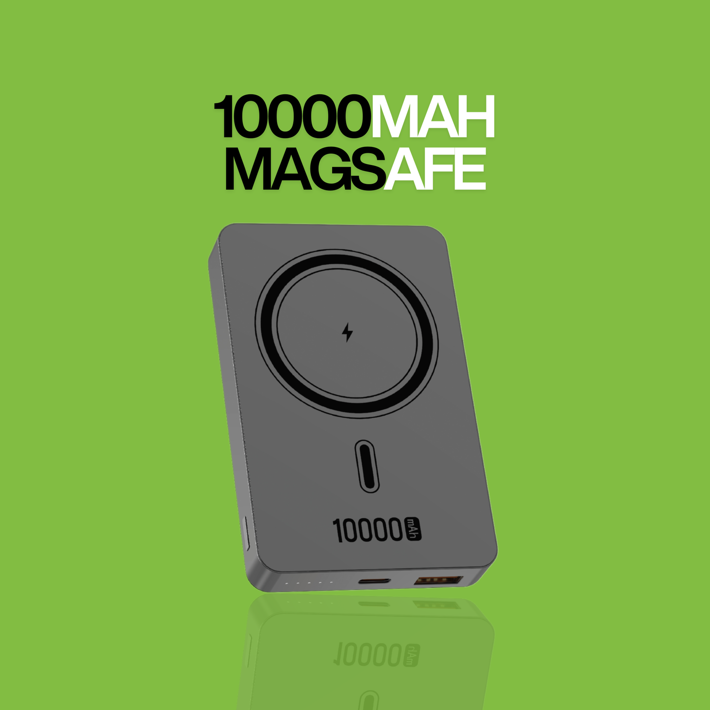 WULF ESSENTIALS 10000mAh MagSafe Power Bank – Magnetic Wireless Fast Charger