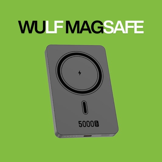 WULF ESSENTIALS W024 Magnetic Power Bank – 5000mAh, MagSafe Compatible, Ultra Slim Design