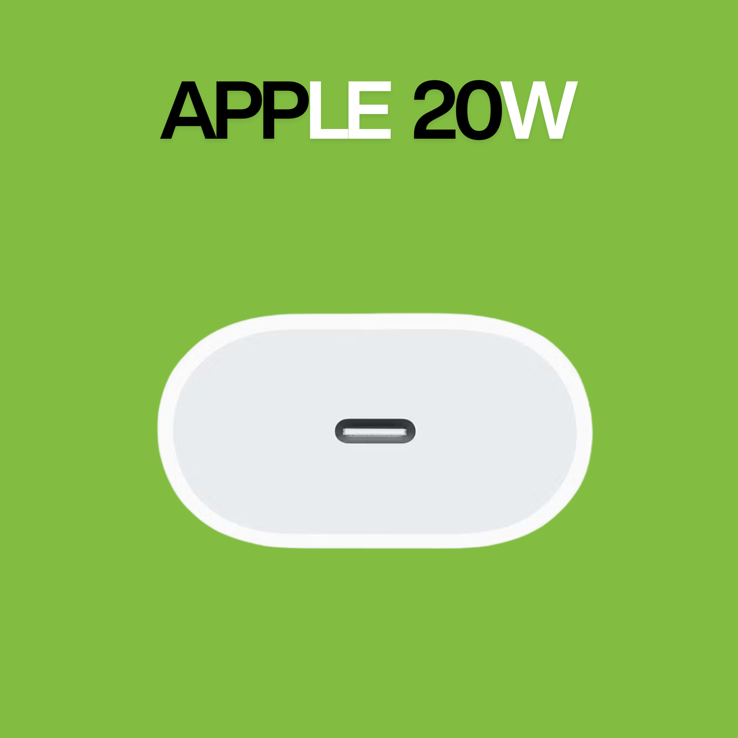 Apple 20W USB-C Power Adapter (2-Pin) – Fast Charging for iPhone & iPad