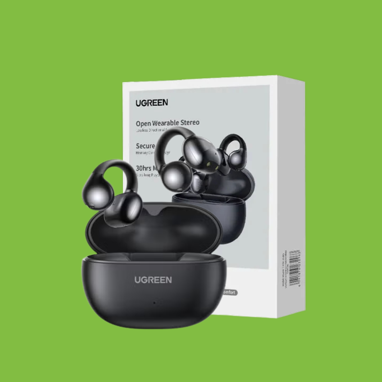 UGREEN Open Wearable Stereo Earbuds – 30H Battery, Secure Fit & Premium Sound