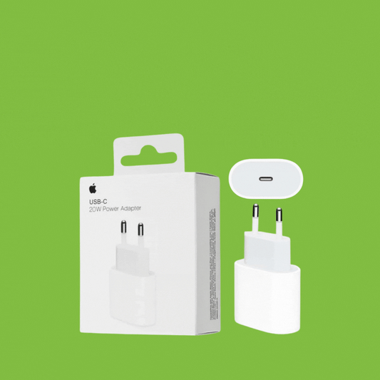 Apple 20W USB-C Power Adapter (2-Pin) – Fast Charging for iPhone & iPad