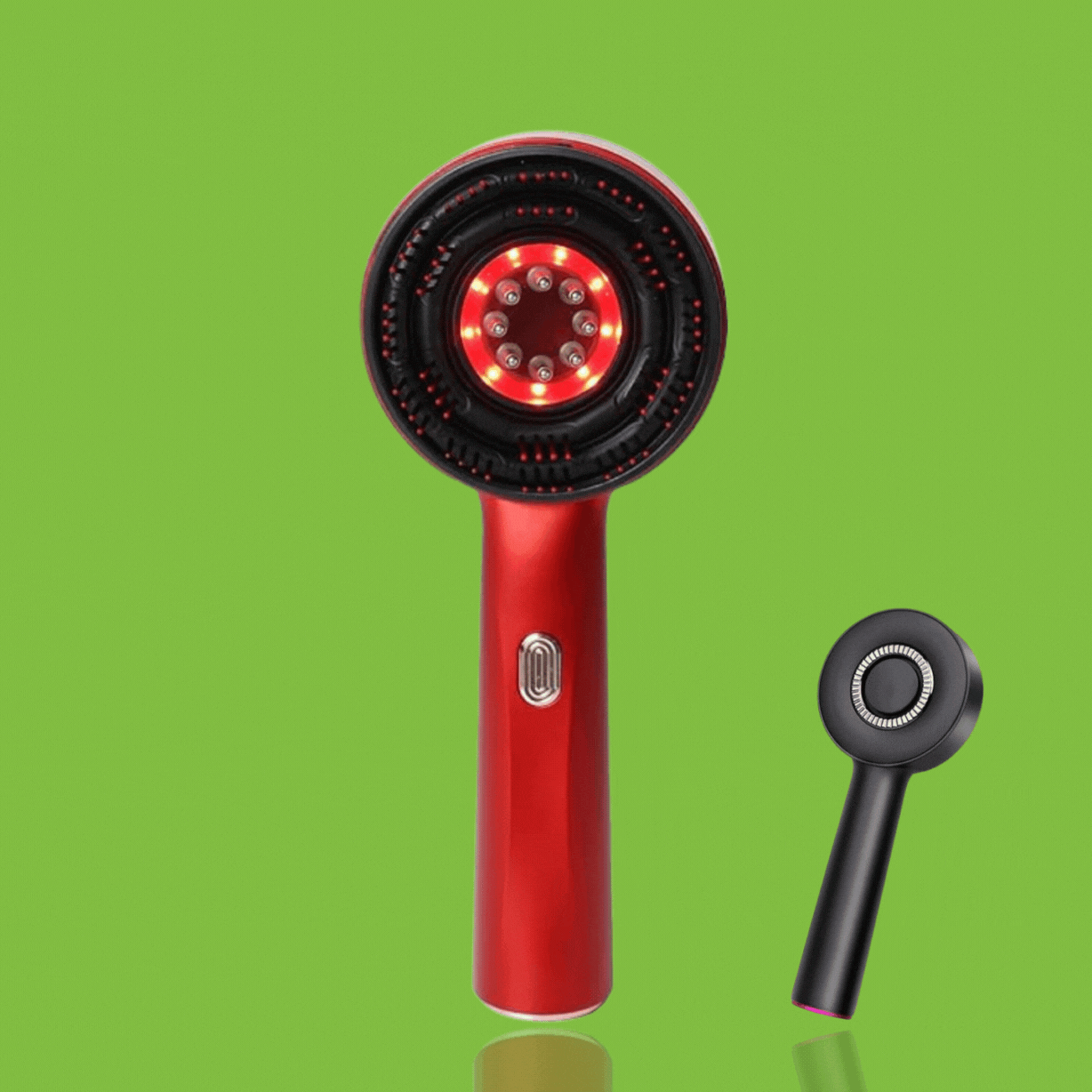 Electric Massage Comb with LED Therapy – Hair Growth & Relaxation Brush