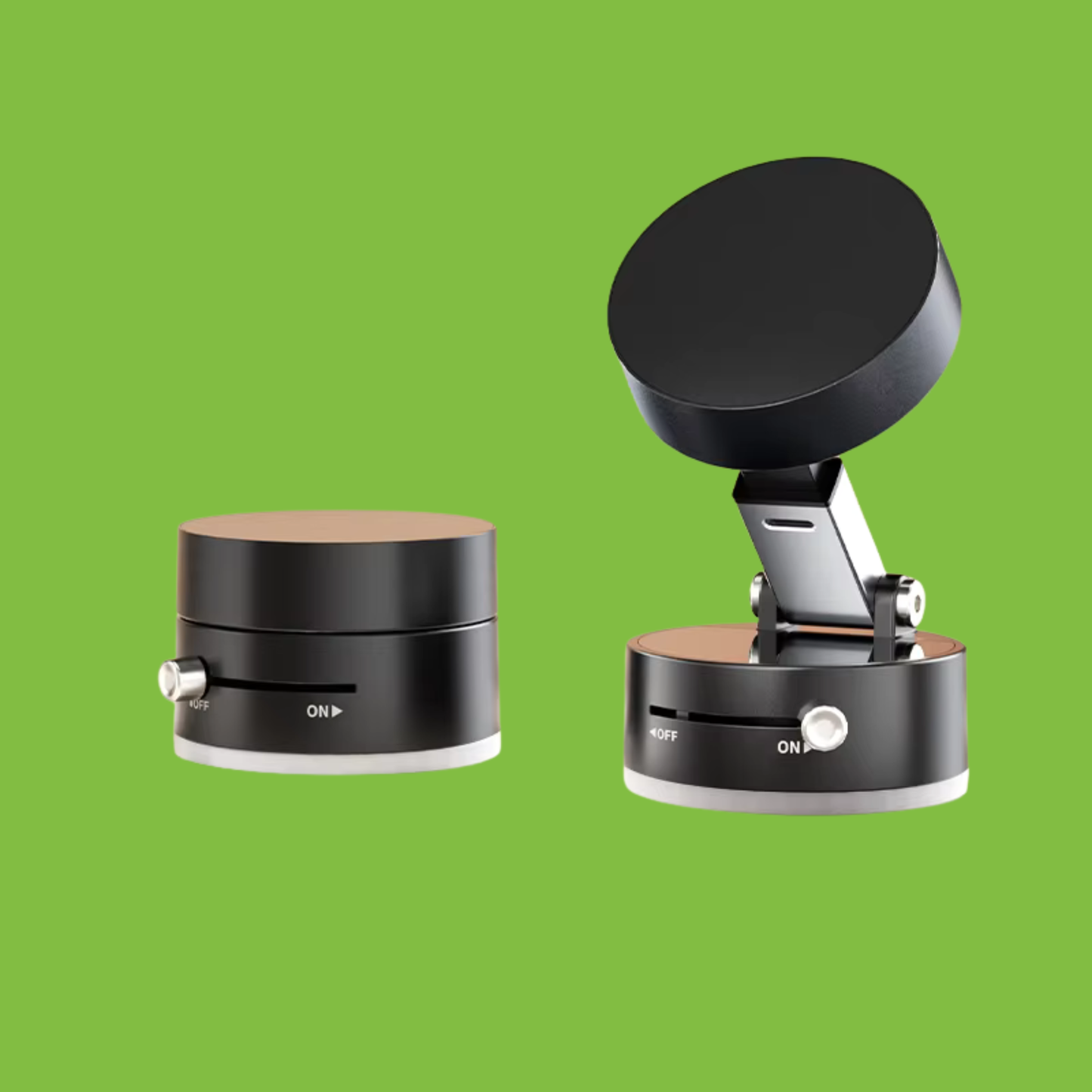 Vacuum Magnetic Suction-Cup Car Phone Holder Stand 360 Car Mount Foldable Holder