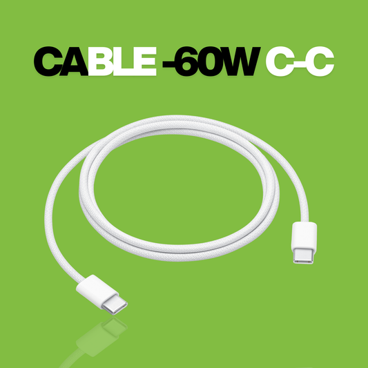 Apple USB-C to USB-C Cable (60W) – Fast Charging & High-Speed Data Transfer