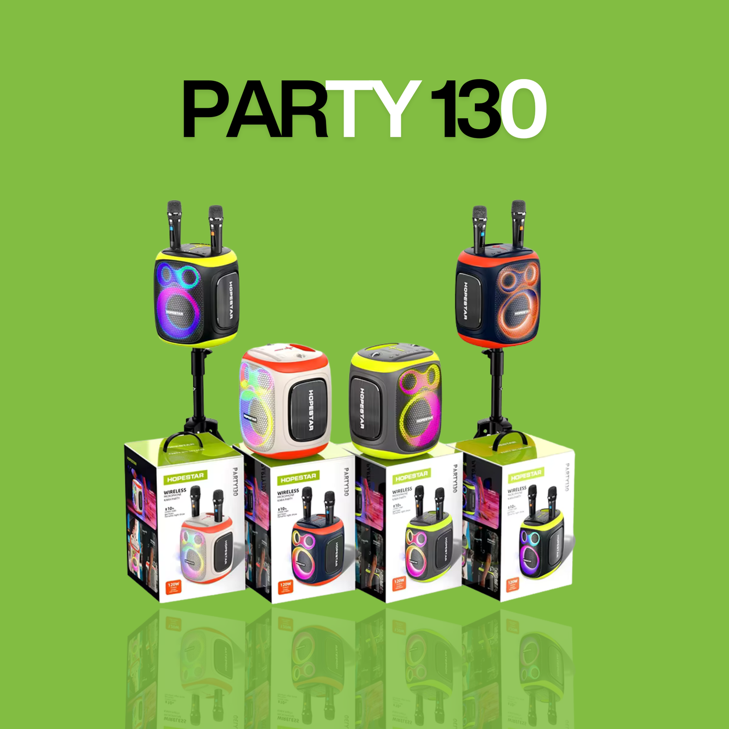 Hopestar Party Speaker – Powerful Sound with RGB Lights