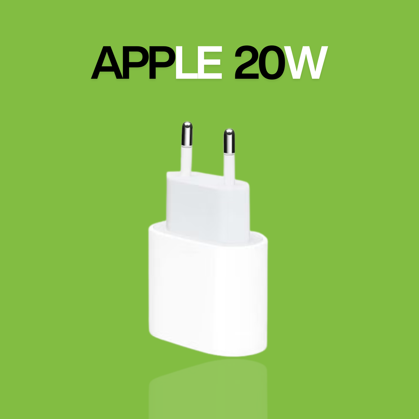 Apple 20W USB-C Power Adapter (2-Pin) – Fast Charging for iPhone & iPad